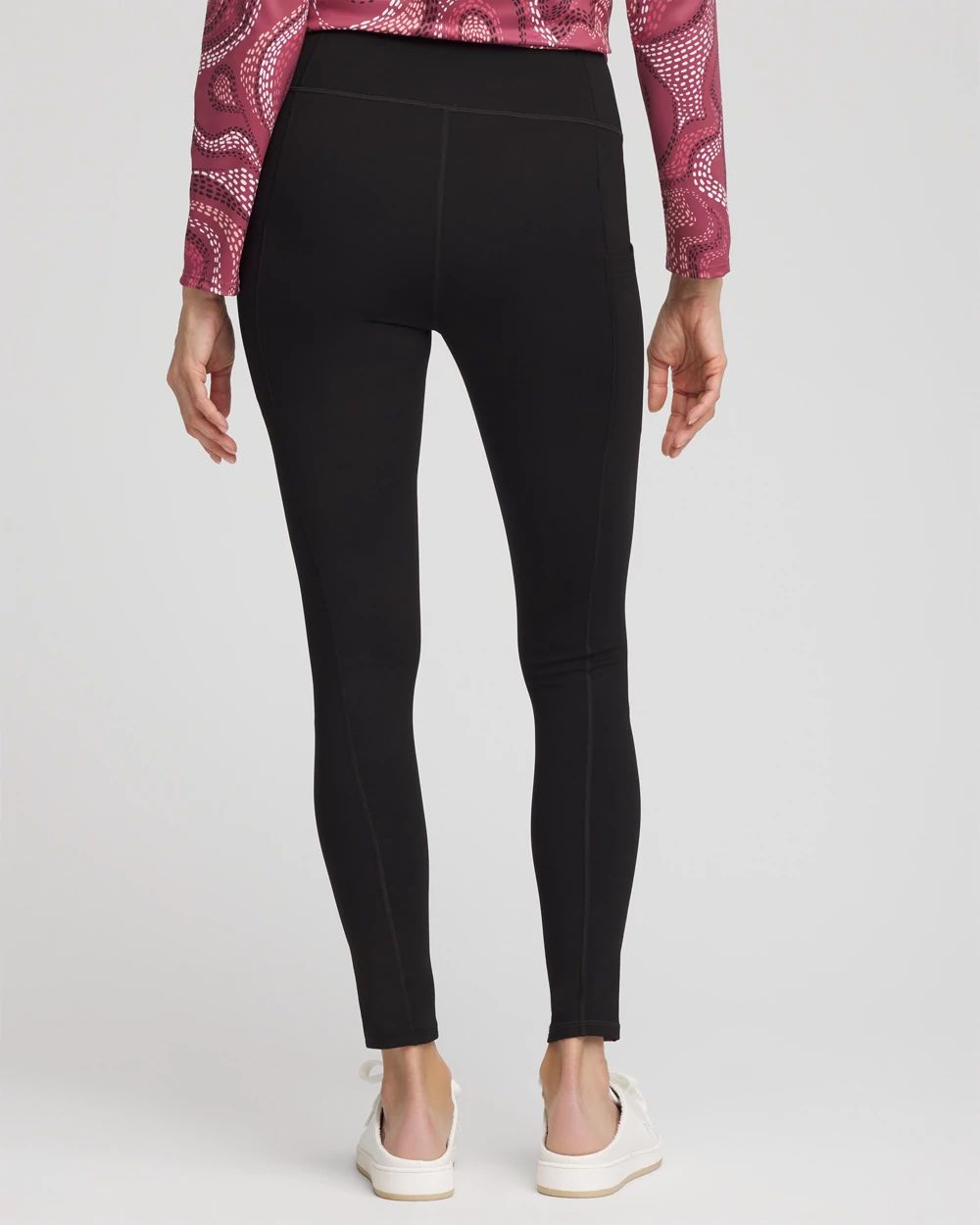 chic Zenergy® Double-Knit Lattice Trim Pants | Chico's